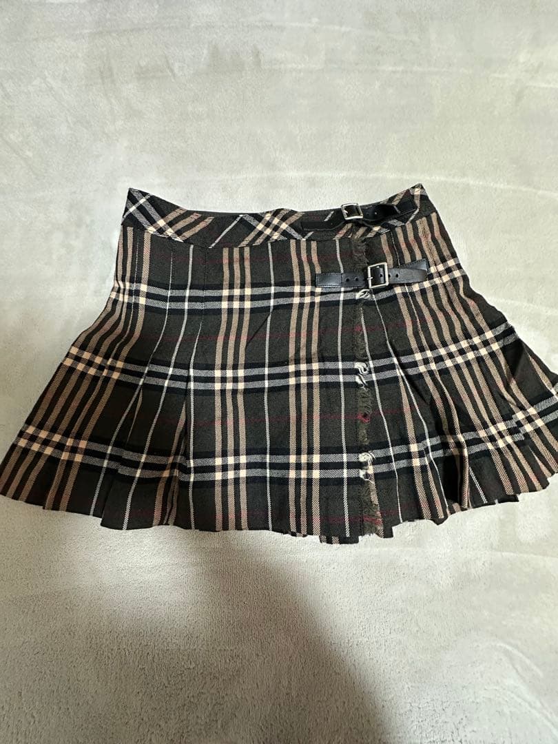 BURBERRY BLUE LABEL チェック柄 プリーツスカート サイズ36 - メルカリ