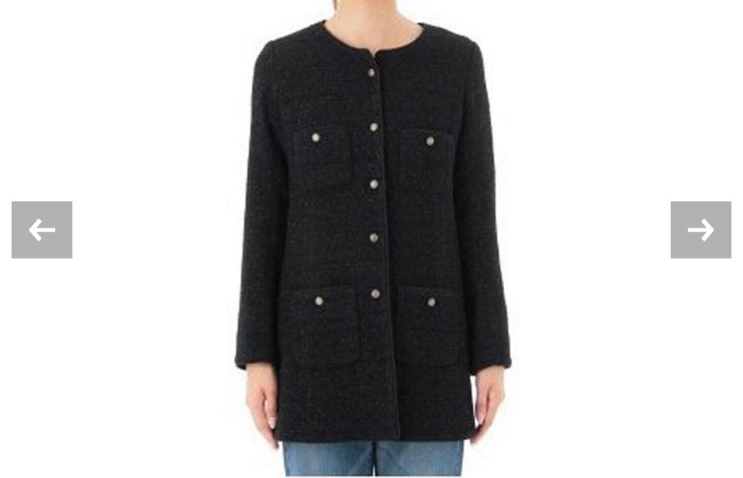 未使用 7万：ドゥーズィエムクラス 完売 ノーカラー ツイード