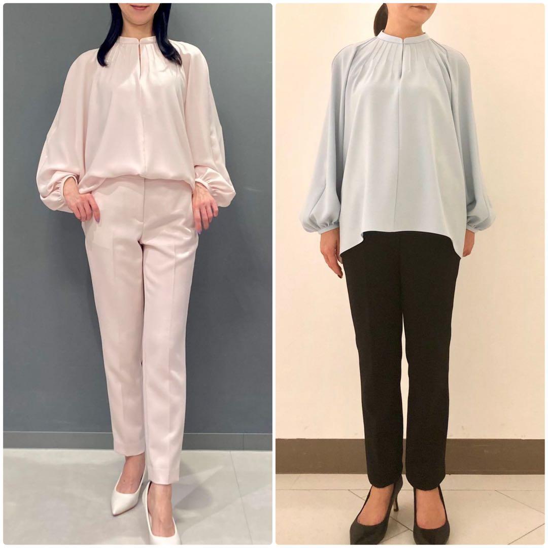 theory luxe 24SS ピンタックブラウス アイボリー 38 - メルカリ