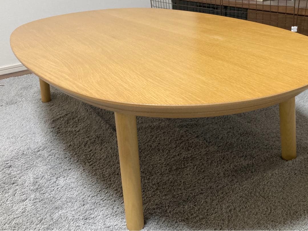 無印良品 楕円こたつ(大) ＭＪ‐ＫＤ１‐Ｎ 楕円こたつ ナチュラル | 無印良品