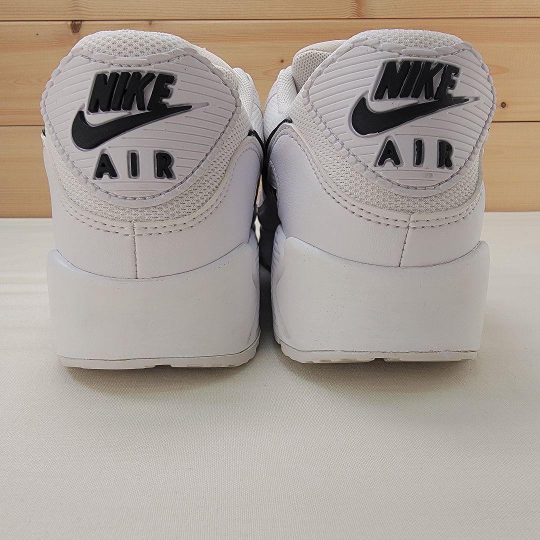 ナイキ ウィメンズ エアマックス 90 ホワイト/ブラック 25.5cm