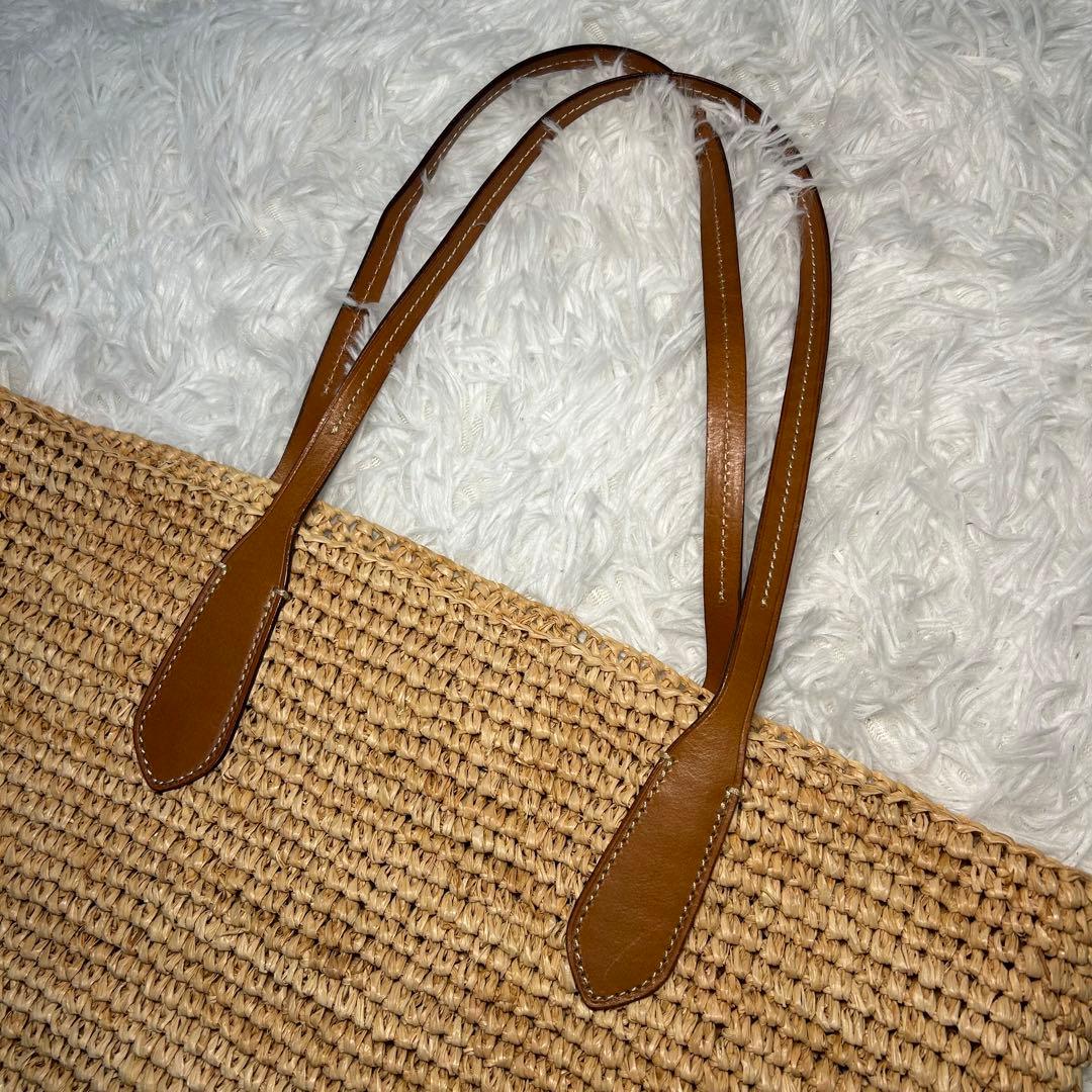 ポロ ラルフローレン カゴバッグ トートバッグ ストローバッグ