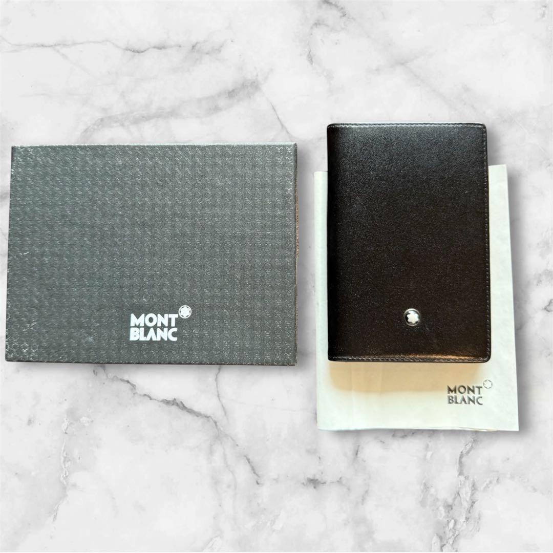 未使用・箱付】MONTBLANC モンブラン 名刺入れ カードケース レザー