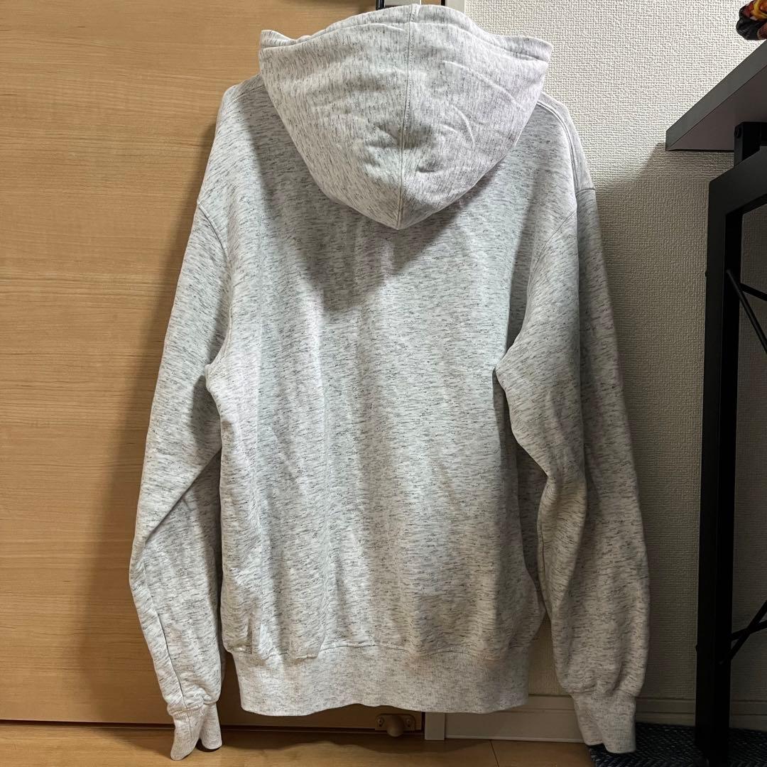 this is never that ネバザ パーカー グレー 赤 L - メルカリ