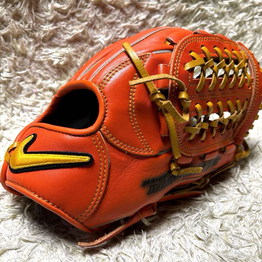 NIKE DIAMOND READY GATE 野球 グローブ 軟式 オレンジ - メルカリ