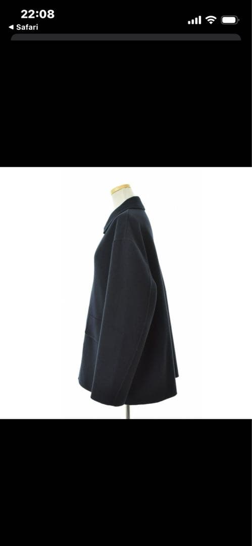 ロリエットH/M SINGLE BRESTED SHORT RANCH COAT