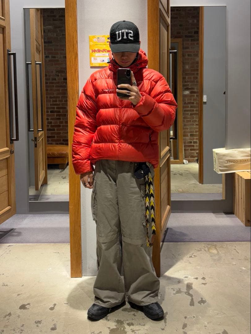 モンベル ライトアルパインダウンパーカ 赤 オレンジ XL 800FP - メルカリ