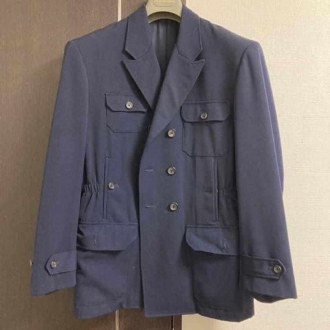 yohji yamamoto 80s セットアップ ネイビー ミリタリー