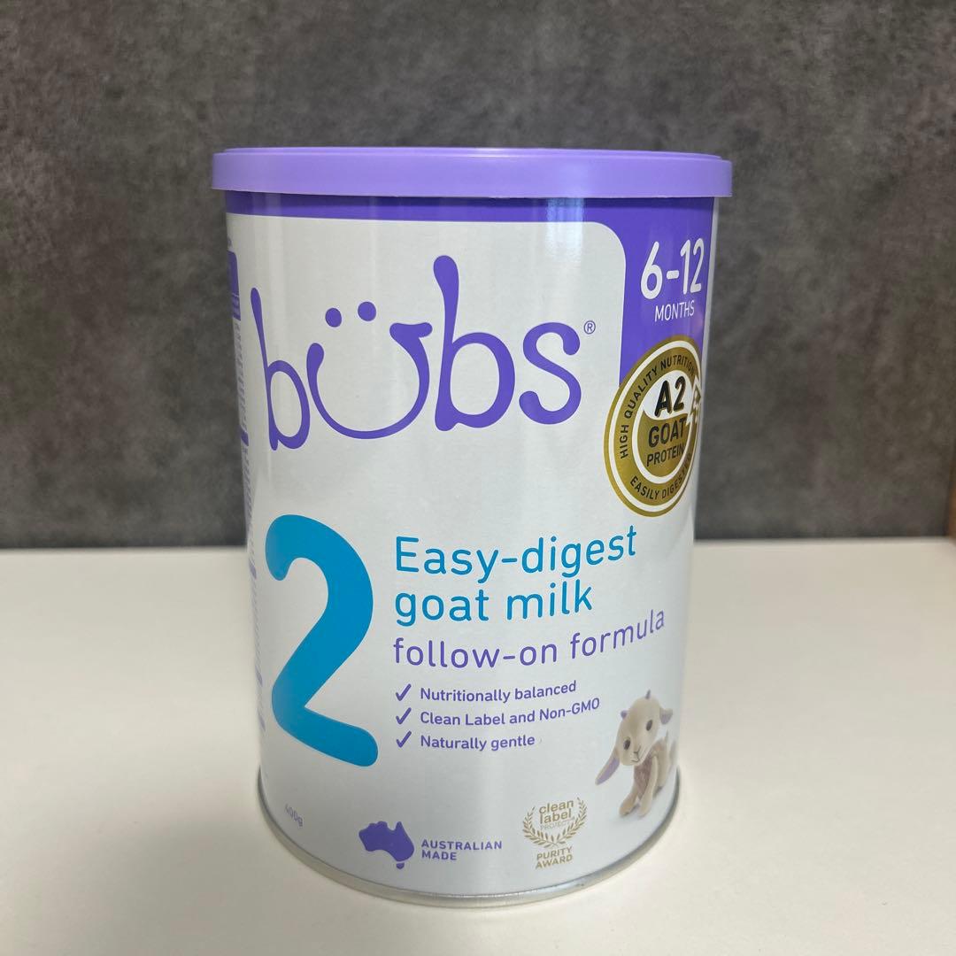 Bubs（バブズ）A2 ヤギミルク ゴートミルク ステップ2（6〜12カ月