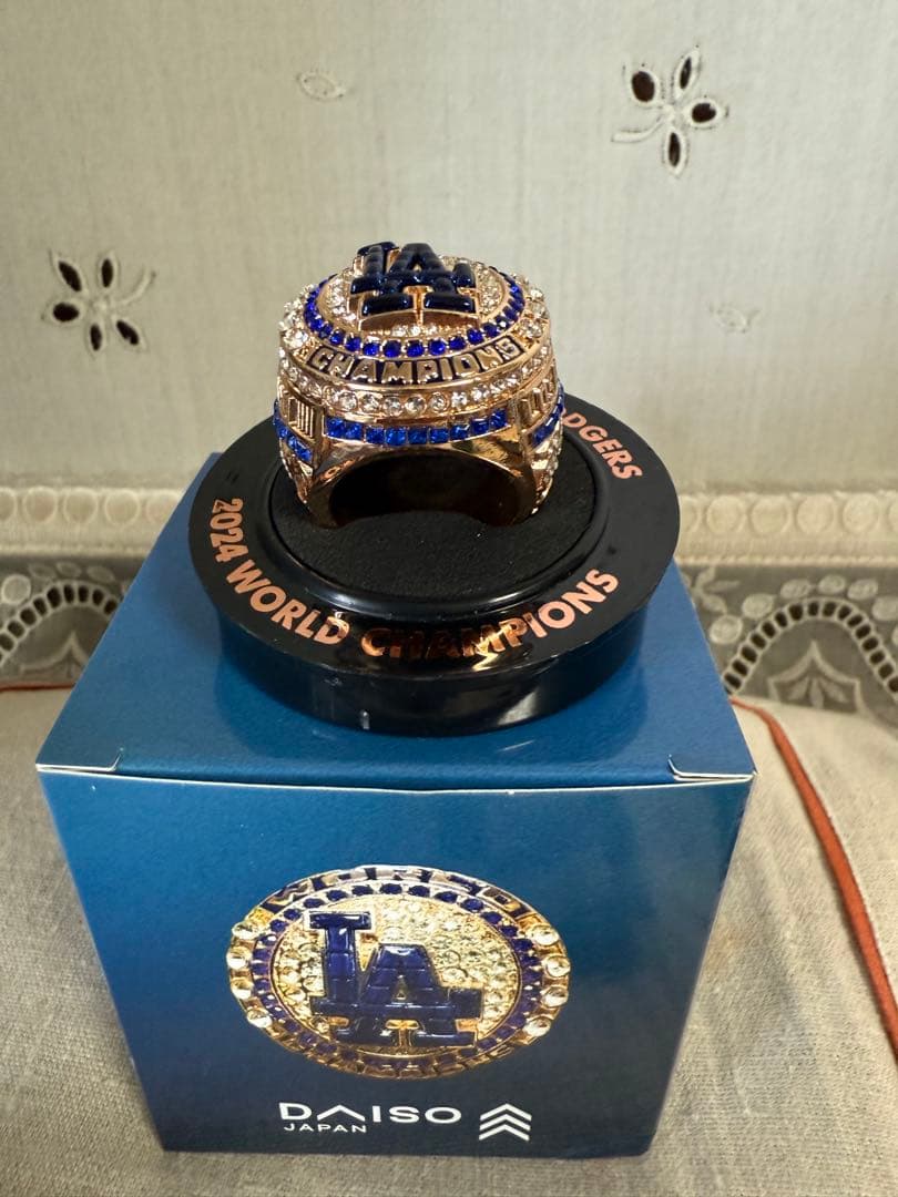 大谷翔平　2024ワールドチャンピオンリングレプリカ　8月6日配布品 大谷翔平2024ワールドチャンピオンリングレプリカ8月6日配布品