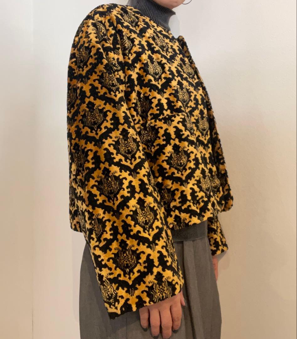 週末SALE！<6（ROKU）＞カットパイルジャカード ジャケット 38 M