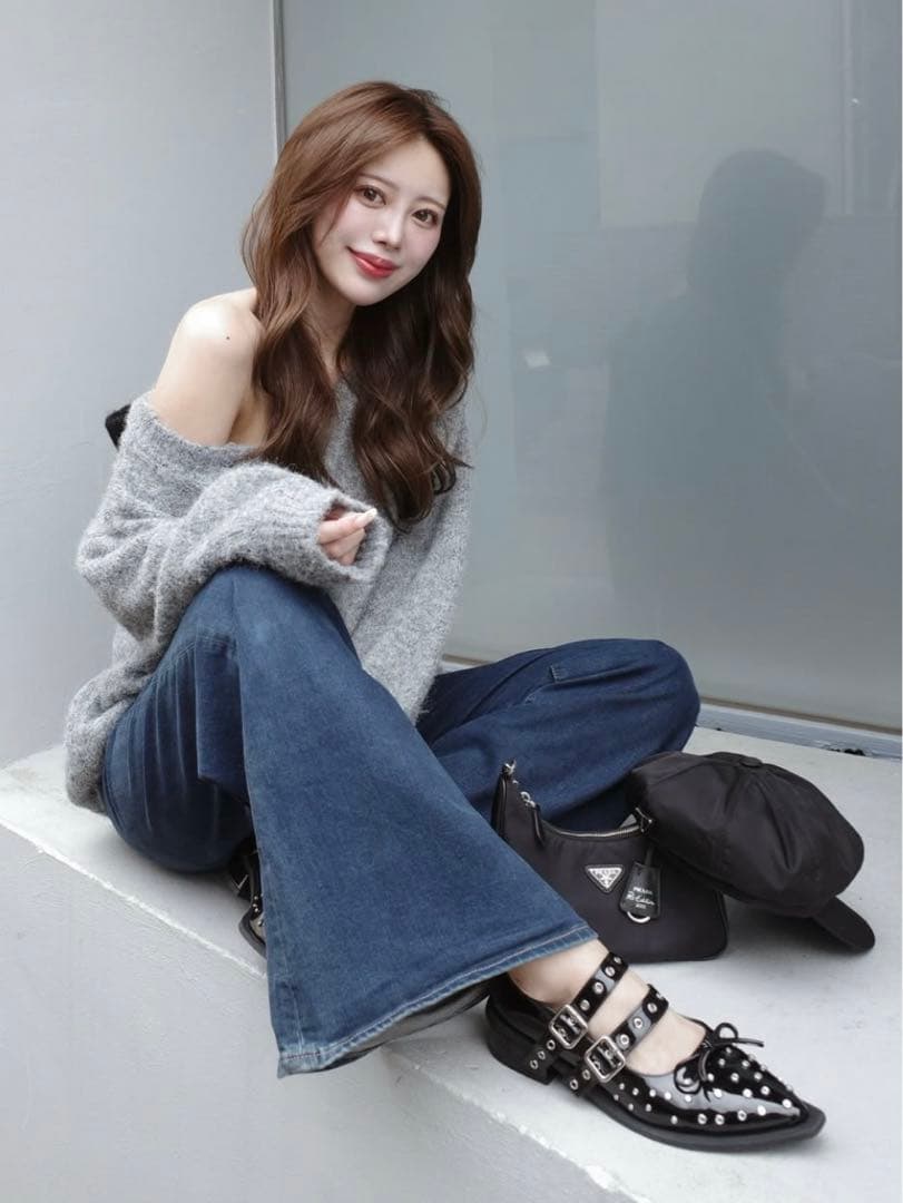 royelma様専用♡Darich♡ダブルベルトフラットシューズ Lサイズ - メルカリ