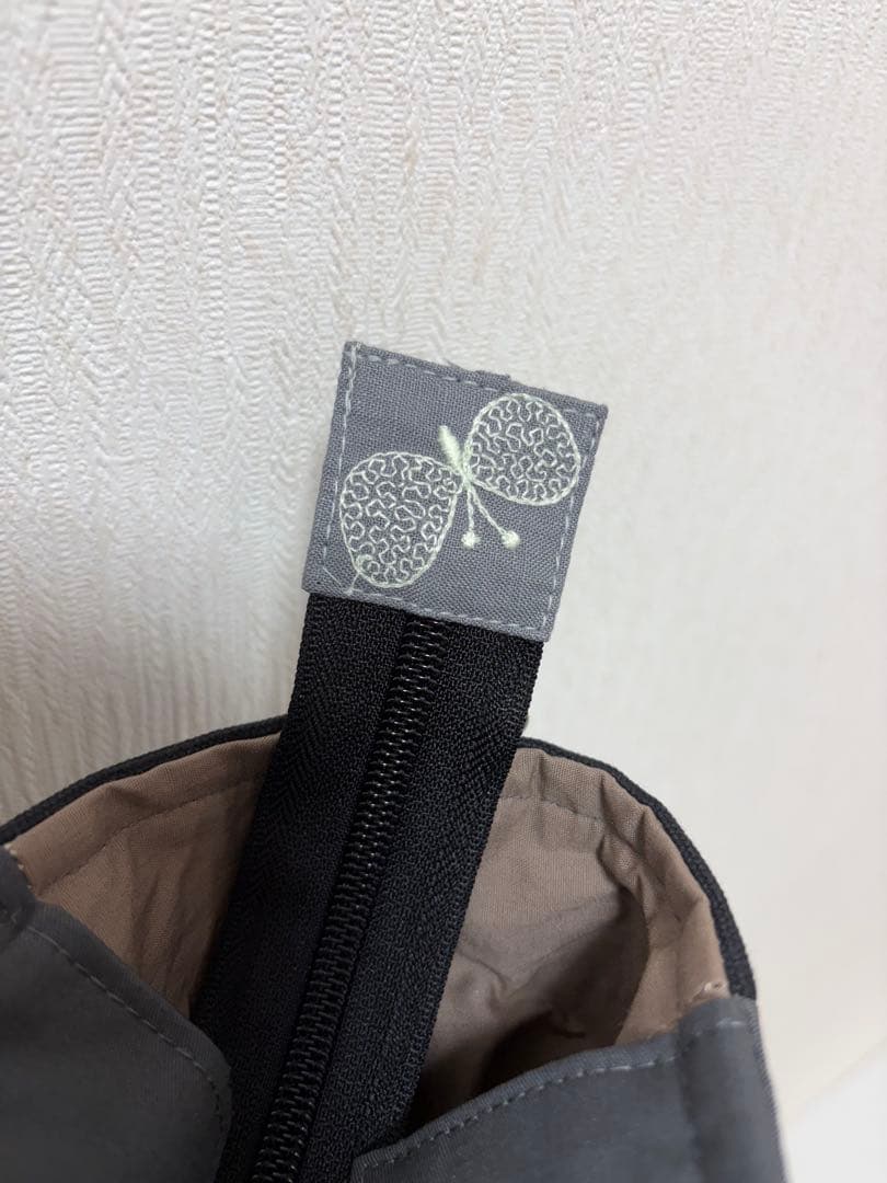 ミナペルホネン＊パッチギャザポケファスナートートLL✂️ハンドメイド