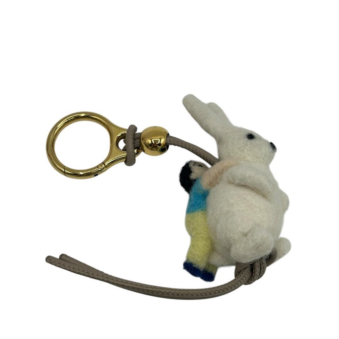 LOEWE ロエベ スナ フジタ コラボ 少年 うさぎ バッグチャーム - メルカリ