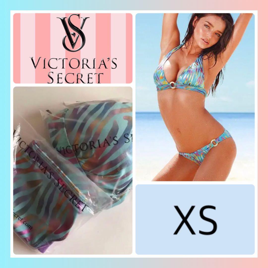レア 新品 ヴィクトリアシークレット XS ブルータイガー柄 レディース