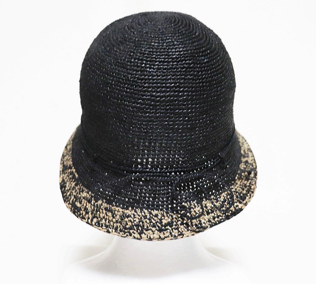 《ヘレンカミンスキー》新品 上質ラフィアハット 麦わら帽子 ONE(57.5)