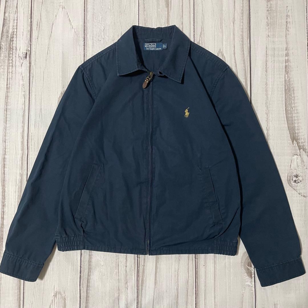 90s POLO by Ralph Laurenスイングトップ短丈 ネイビM相当 - メルカリ
