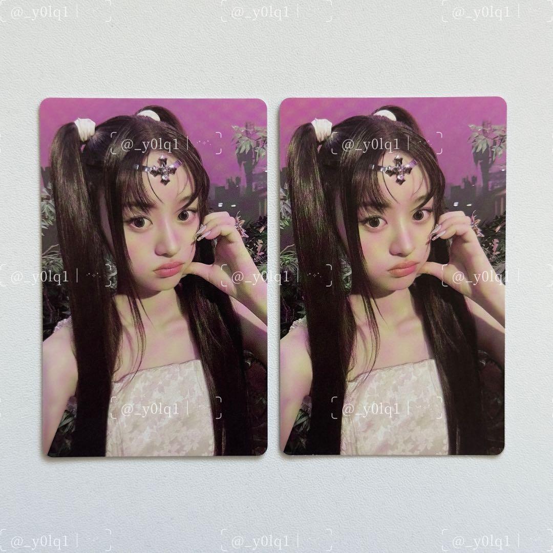 ILLIT ミンジュ bomb トレカ weverse album 封入 2枚 - メルカリ