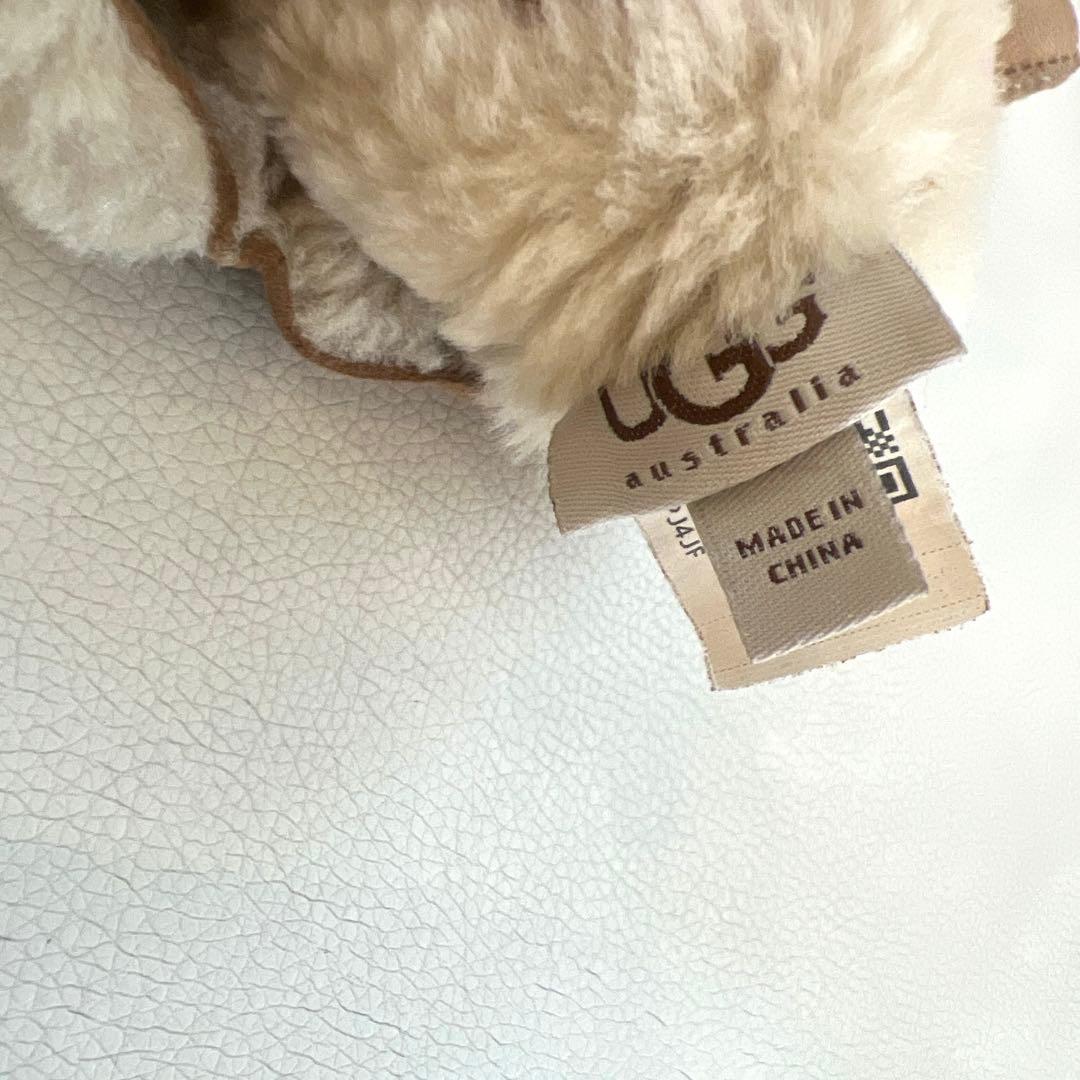 UGG スエード 手袋 リボン付き サイズL - メルカリ