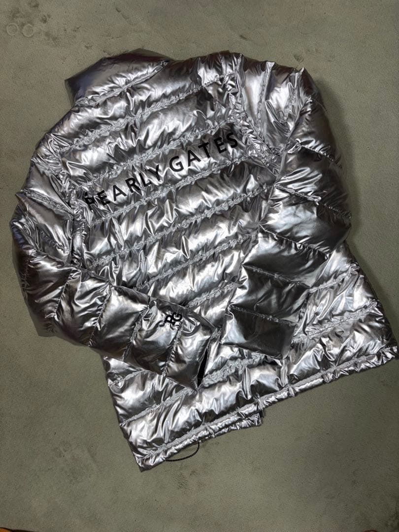 ダンディ様専用）パーリーゲイツ、プラチナシルバー、ダブルジップ