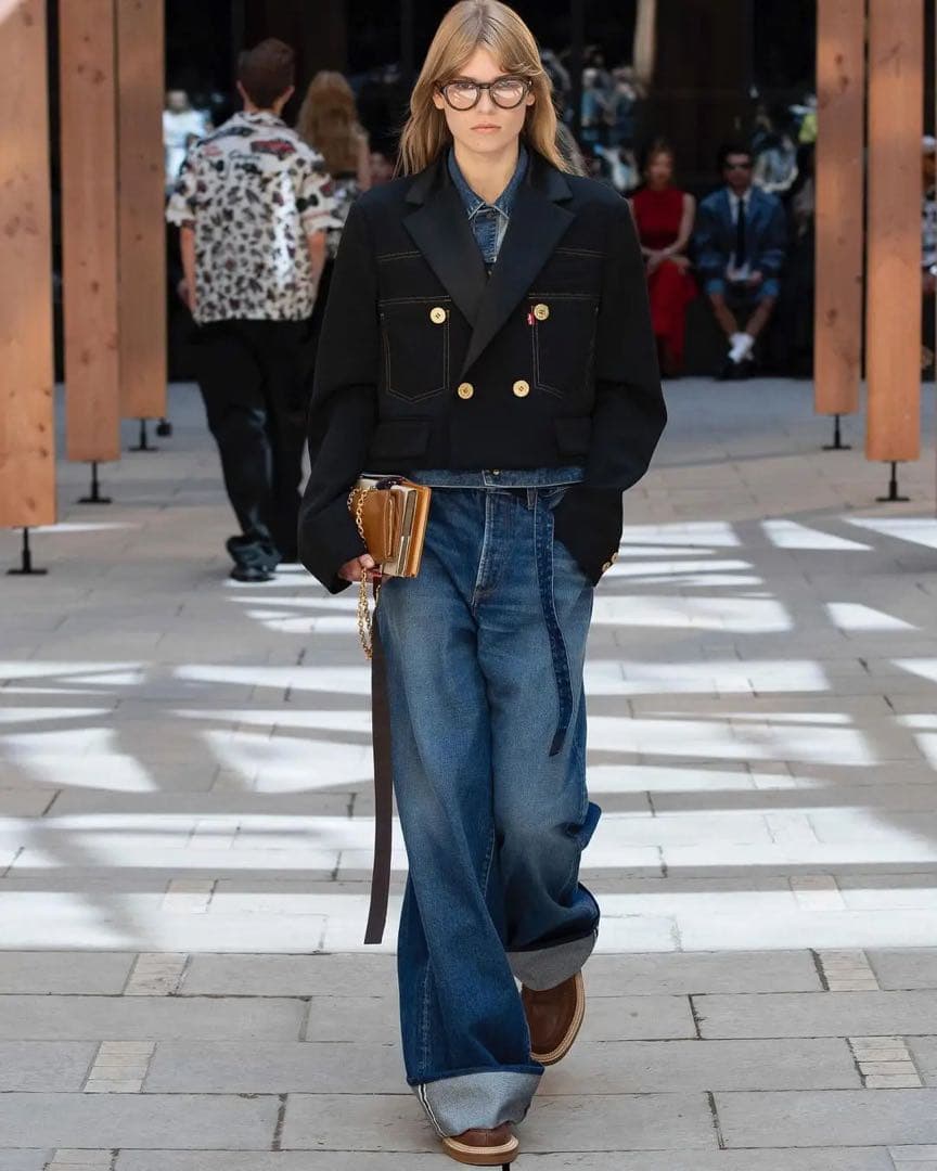 sacai サカイ リーバイス コラボ マトラッセ ツイル ジャケット 新品