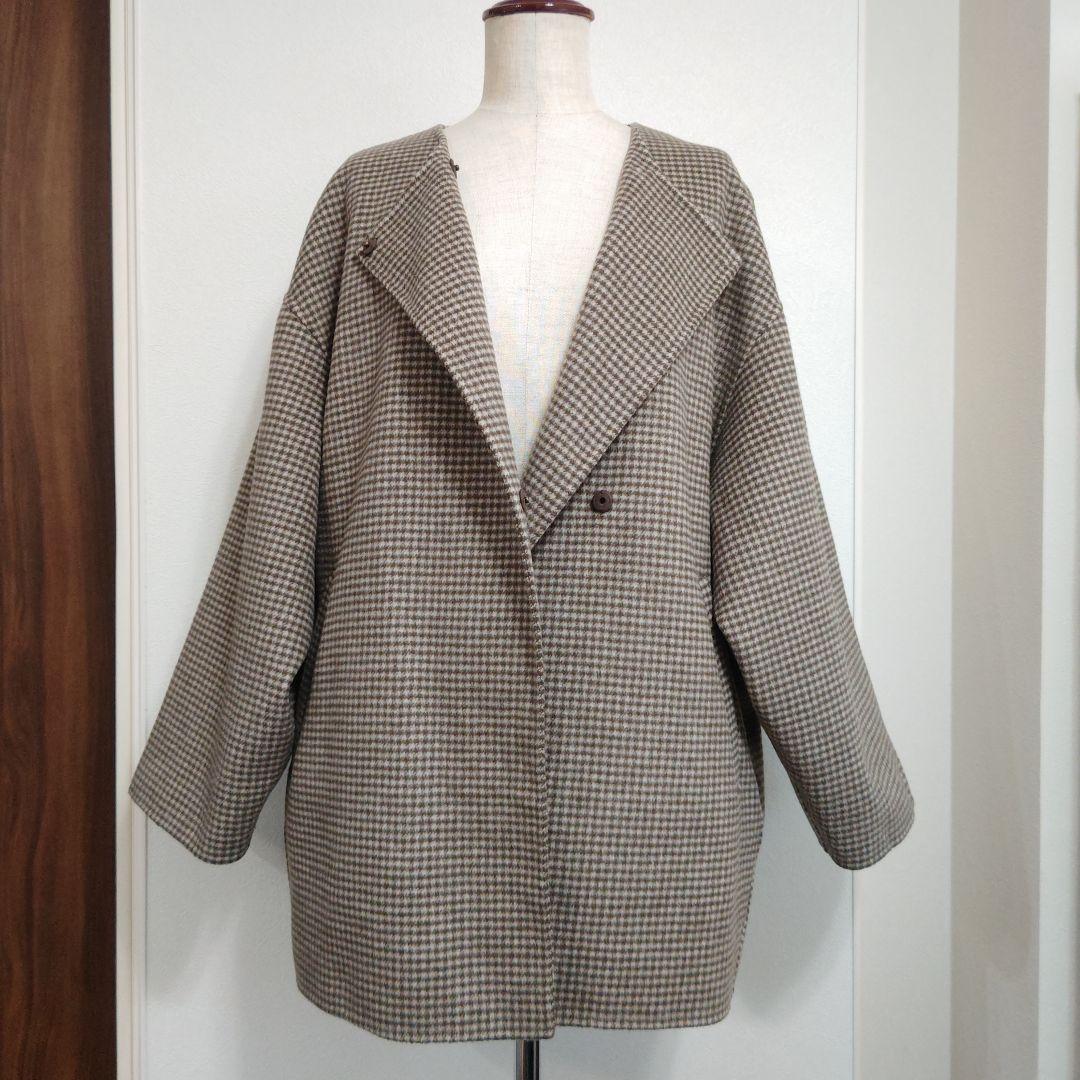 美品✨『SLOBE IENA』ハミルトン リバー ウール ショート コート F