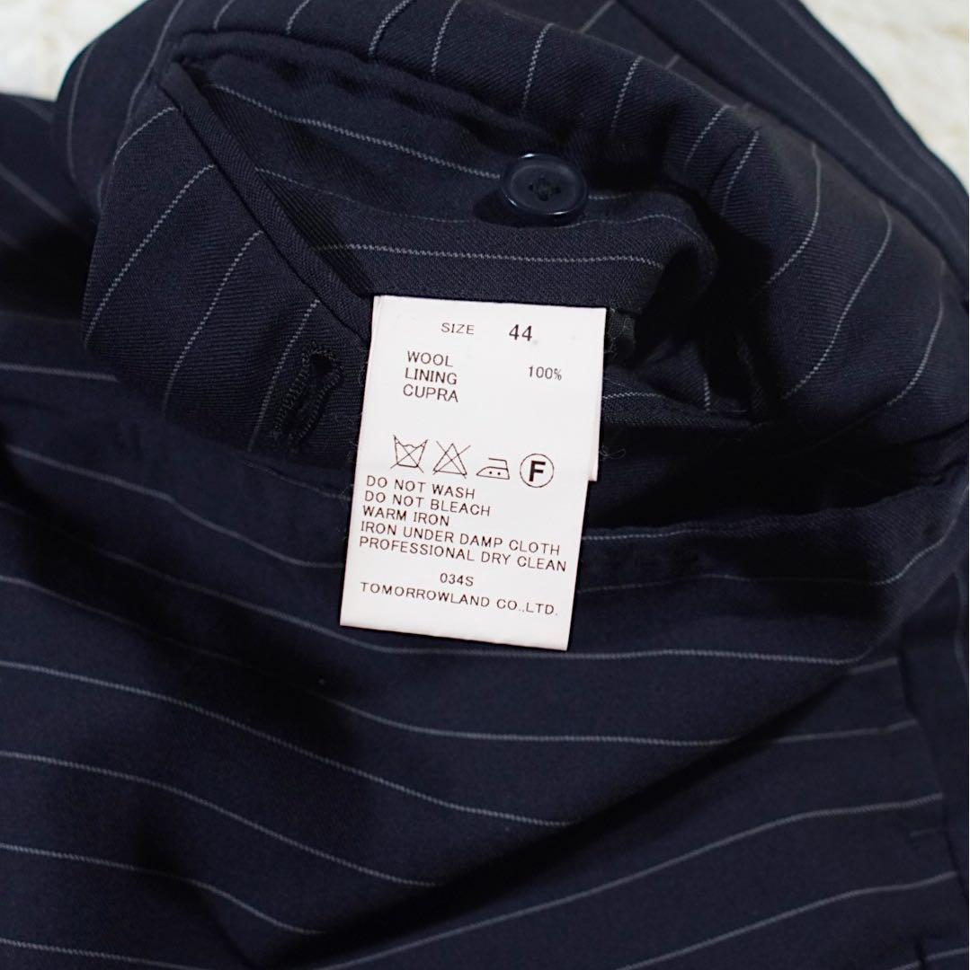 BLUE WORK《トゥモローランド×NIKKE》スーツ(44)ネイビー 段返り