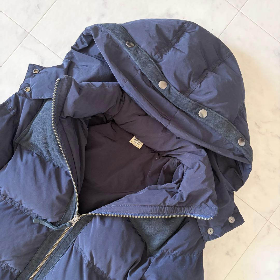 ロンハーマン ダウンコート ジャケット ヤギ革 Ron Herman 紺 - メルカリ