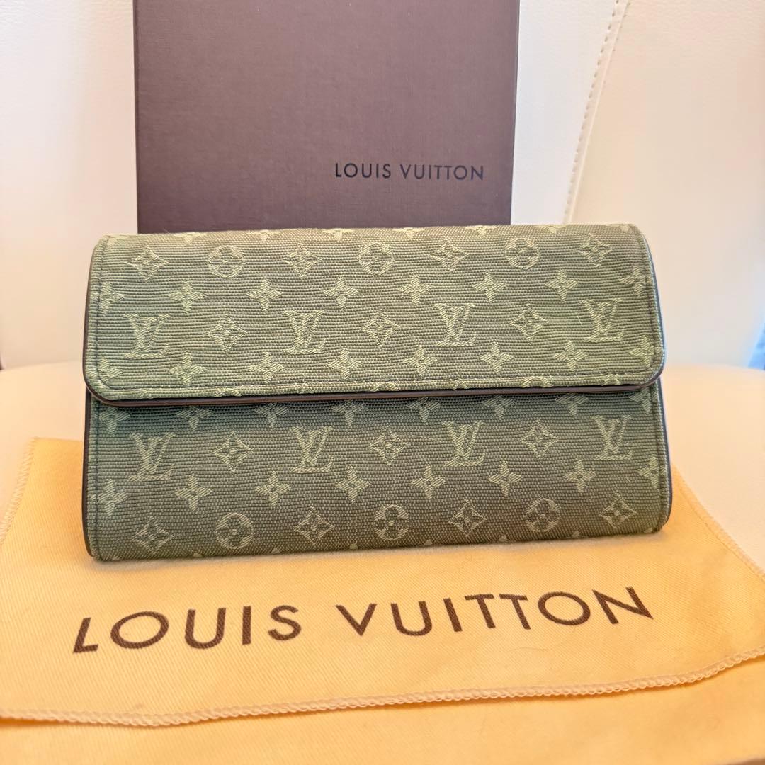 未使用品！生地に一部色褪せあるため激安！ルイヴィトン モノグラムミニ 長財布 中古・古着通販】LOUIS VUITTON (ルイ ヴィトン) 長財布 アマラント