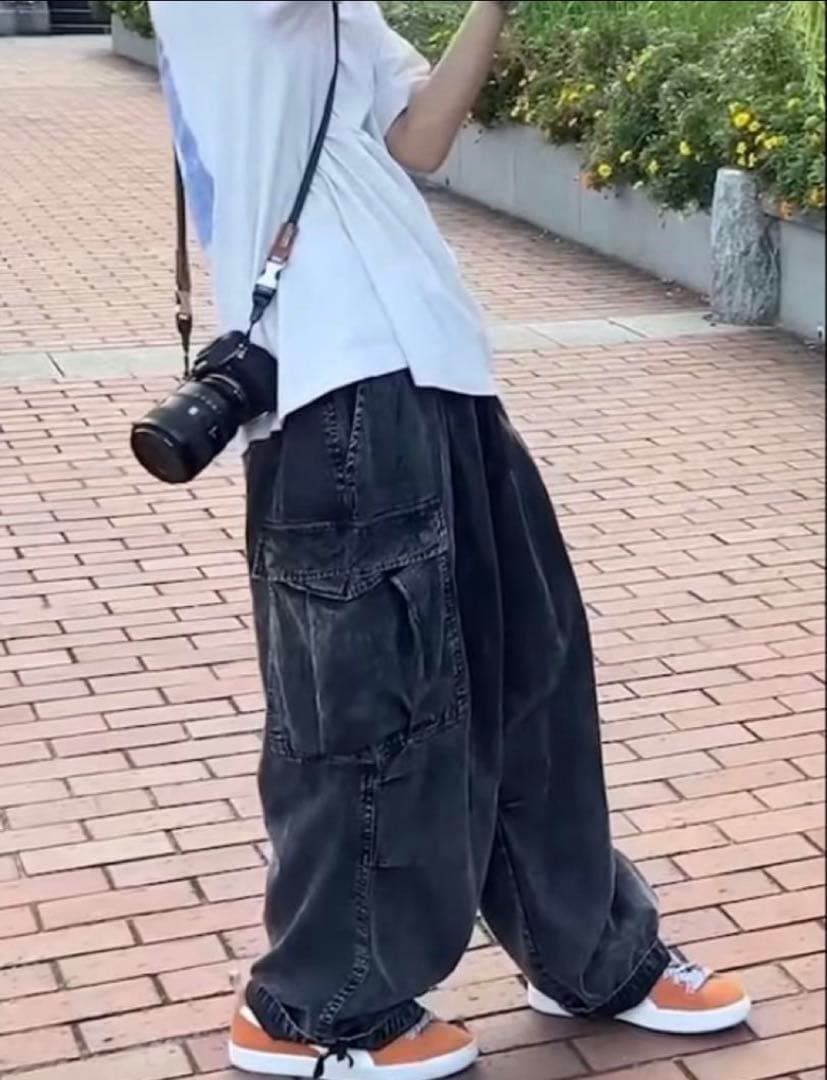 エネベイク enebeyc 硫化染 極太カーゴパンツ - メルカリ