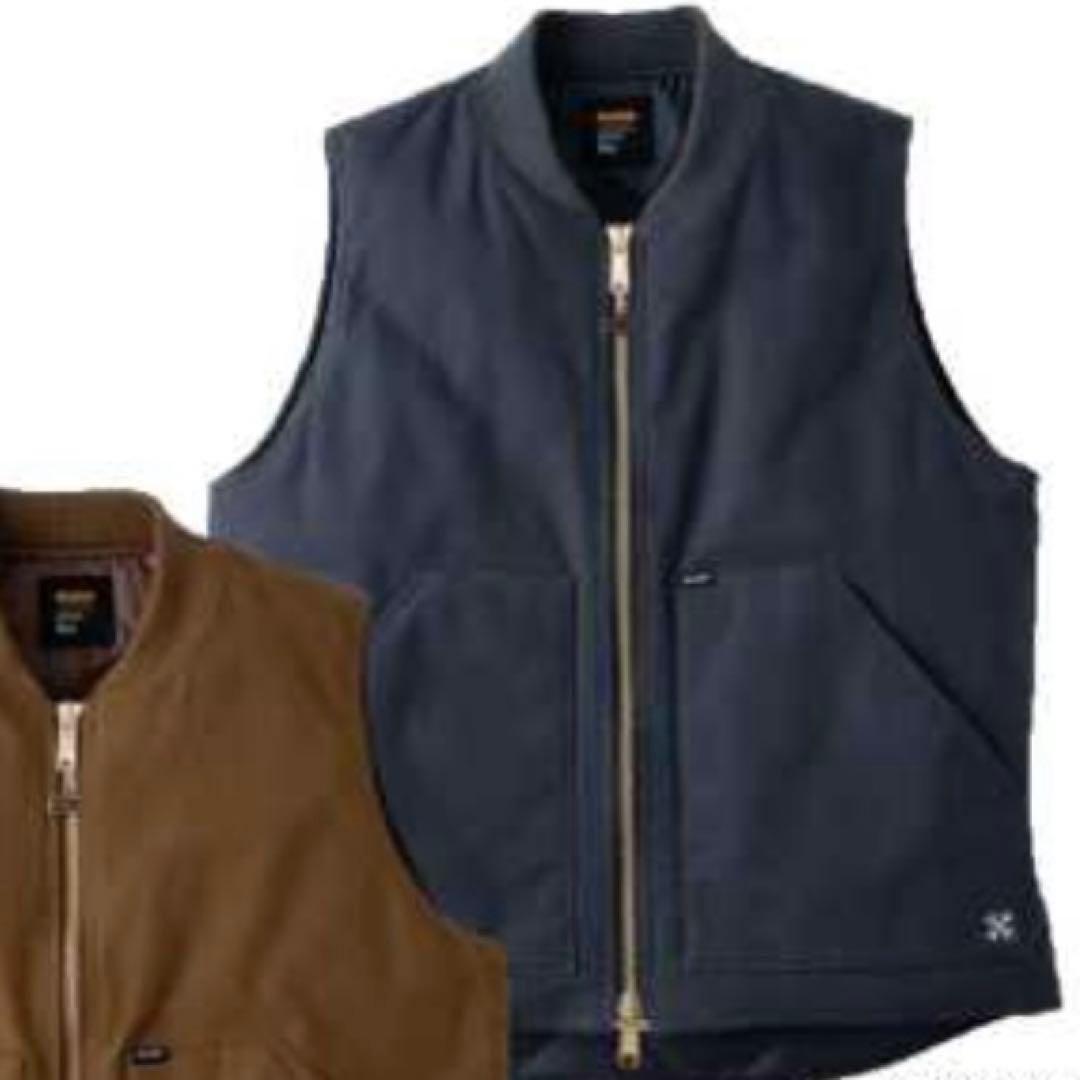 試着のみ ブルコ リブカラーダックベスト 全3色【BLUCO/ブルコ】2025AW「Rib Collar Duck Vest/リブカラーダック