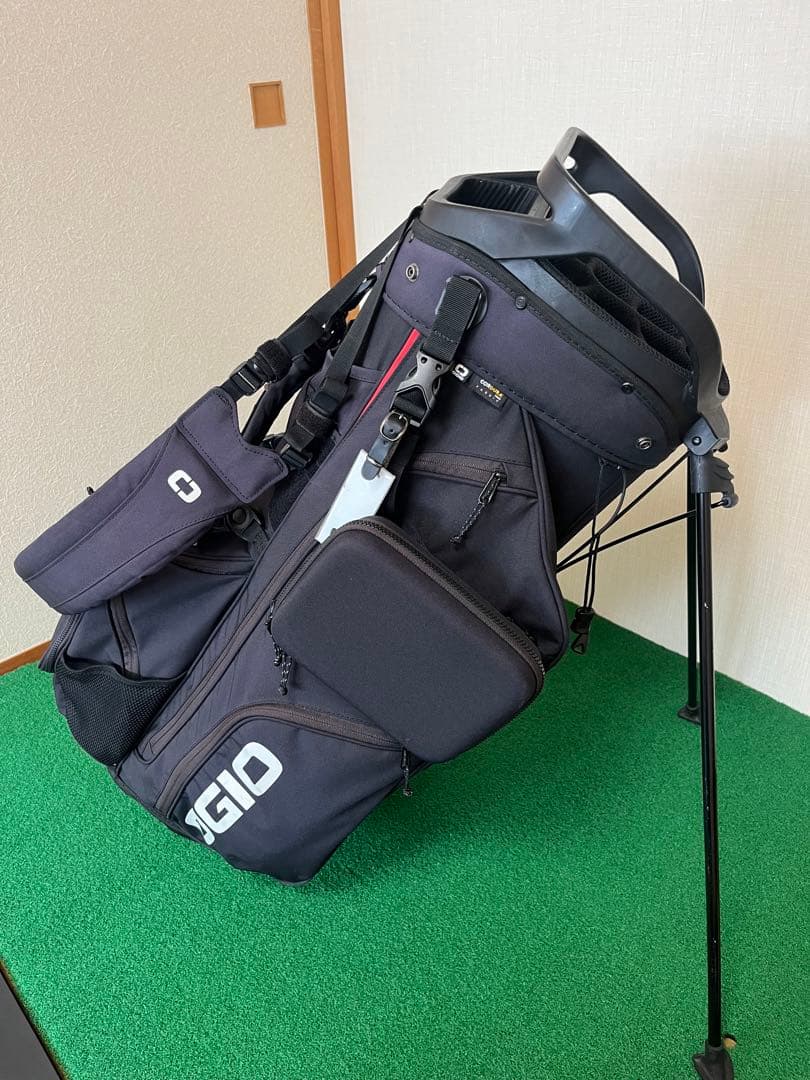 オジオ 14分割スタンド式キャディバッグ ブラック(タグ付き） - メルカリ