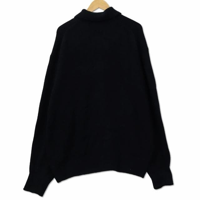 H BEAUTY&YOUTH クリンプ コットン ハーフジップ ポロシャツ L - メルカリ