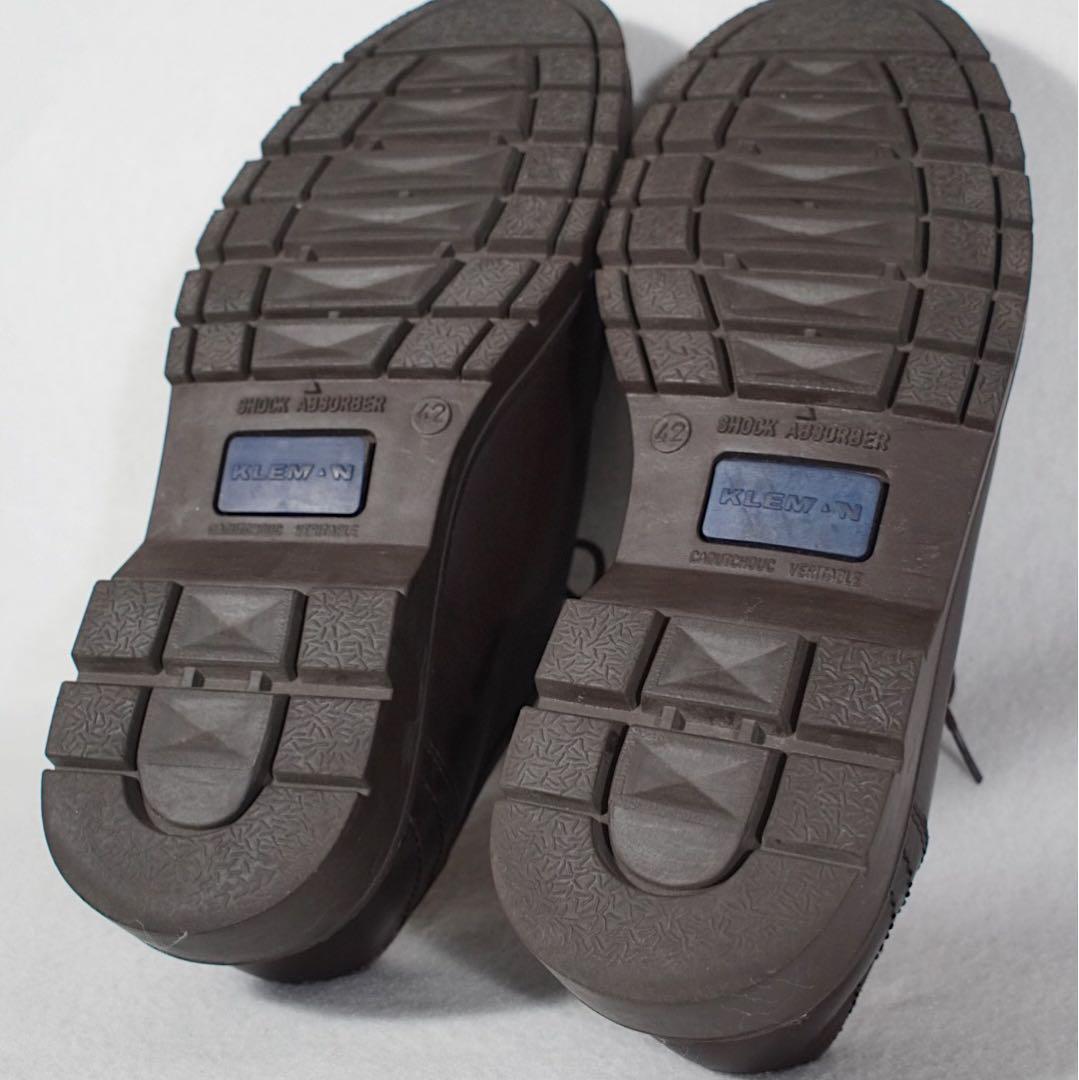 美品《KLEMAN》パドリーニ(42)ハラコ バーガンディー チロリアン