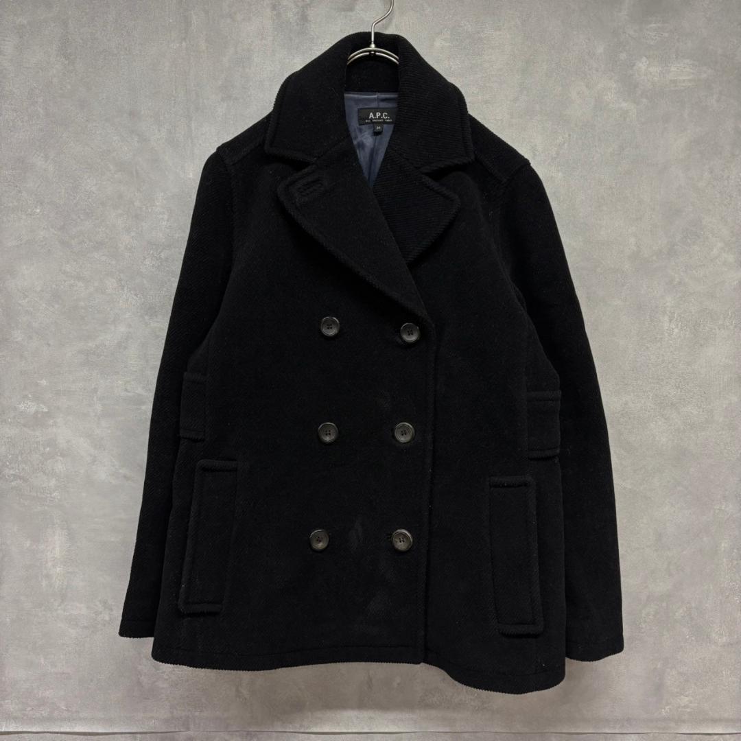 90s 00s OLD A.P.C. ウール Pコート ポーランド製 07 - メルカリ