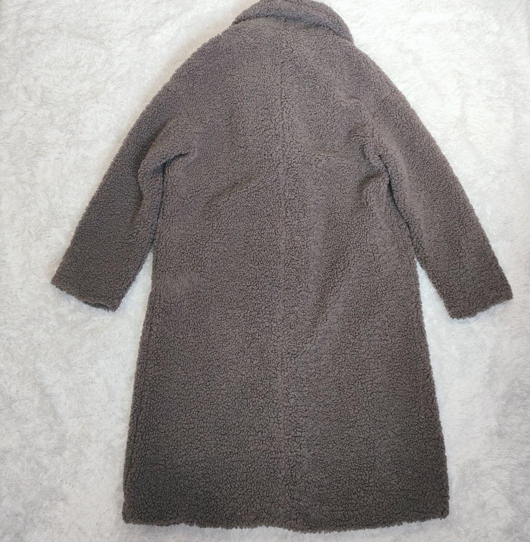 完売品】ZARA テディベアコート Sサイズ フェイクボア ダブル グレー
