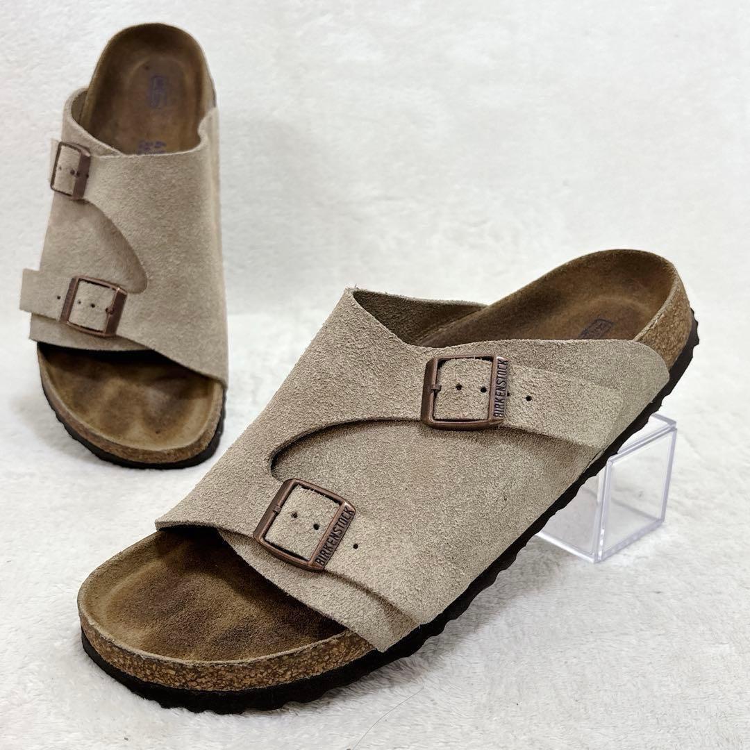 ビルケンシュトック チューリッヒ トープ 26.5cm スエード メンズ