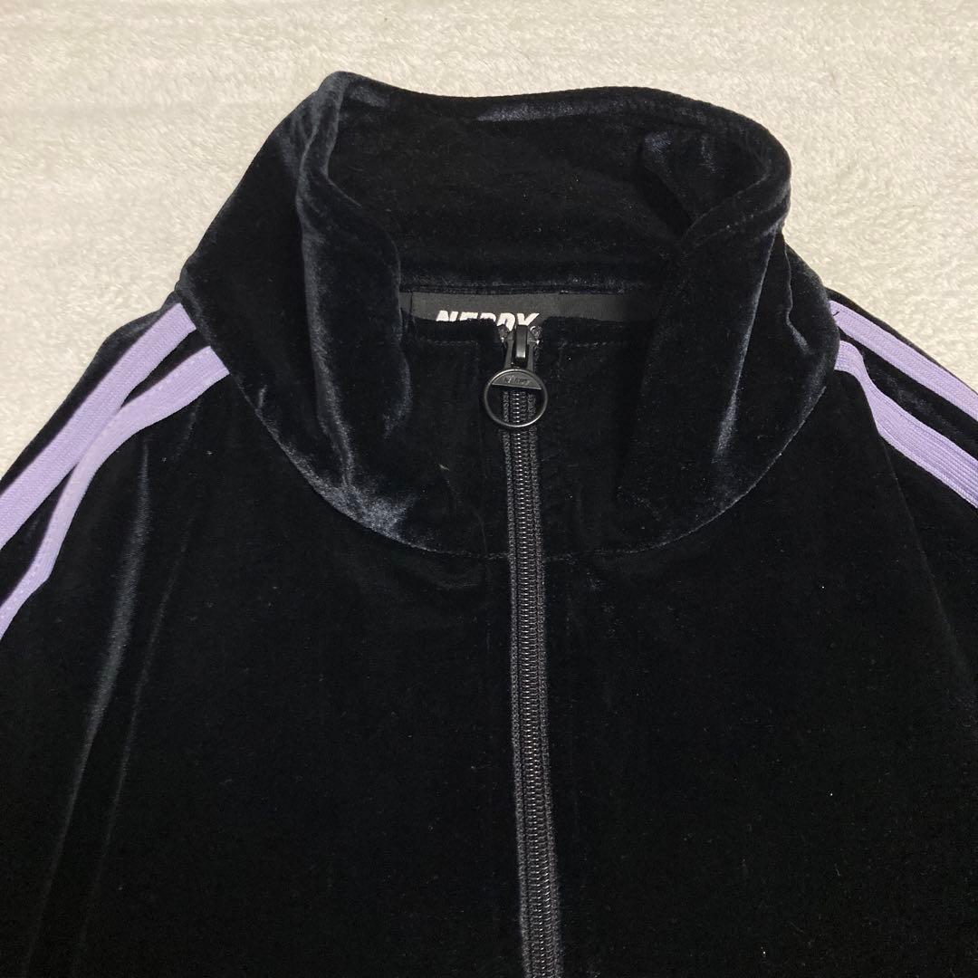 人気 NERDY ノルディー ジャージ ベロア セットアップ ブラック