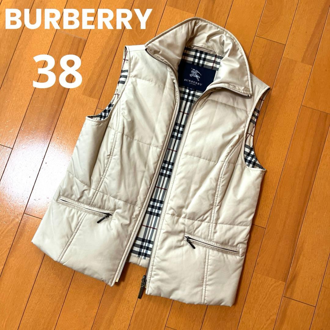 BURBERRY バーバリーロンドン 中綿ダウンベスト ノバチェック 38 美品 BURBERRY - BURBERRY LONDON バーバリーロンドン ダウンベスト ノバ