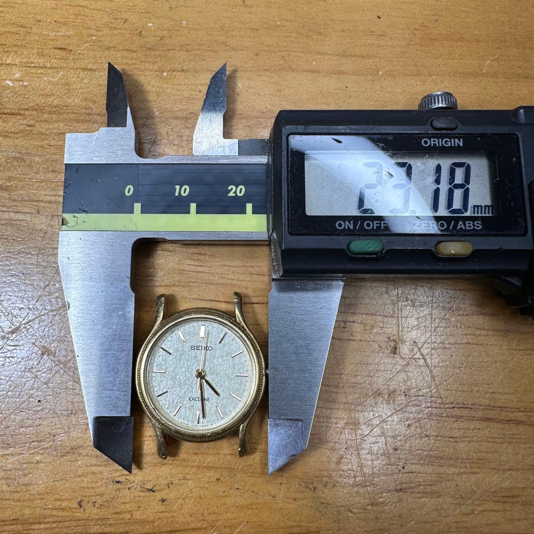 u*i様 SEIKO EXCELINE 18KT 15.5g 2J41-0010