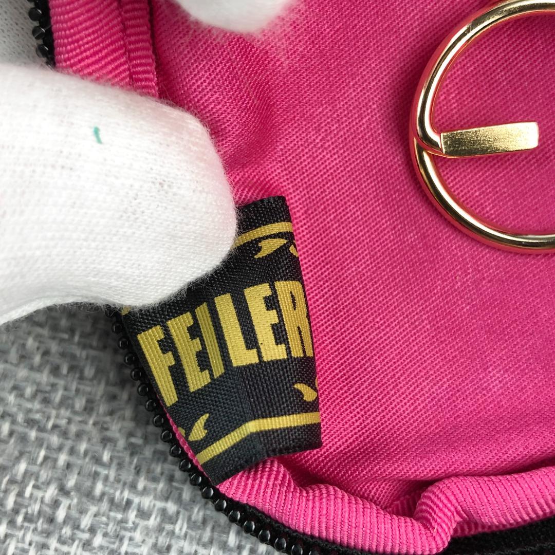 美品 フェイラー☆『ハイジ』柄 キーケース ミニポーチ チェーン付