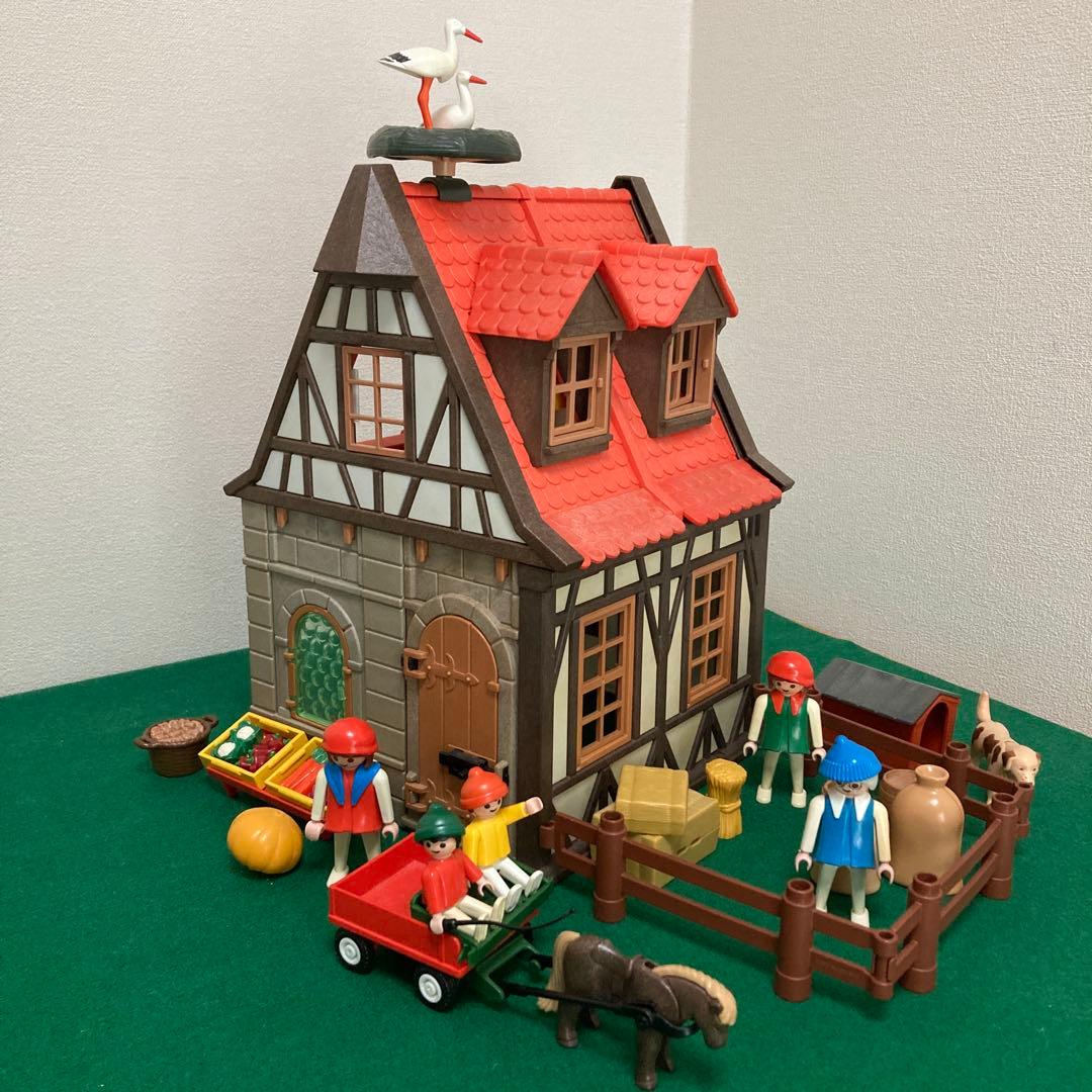 プレイモービル　中世の家 プレイモービル 3440 playmobil プレモ 廃盤 中世の家シリーズ - メルカリ