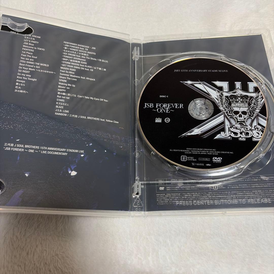 三代目 JSB FOREVER 〜ONE〜 スタジアム FC限定 2DVD - メルカリ