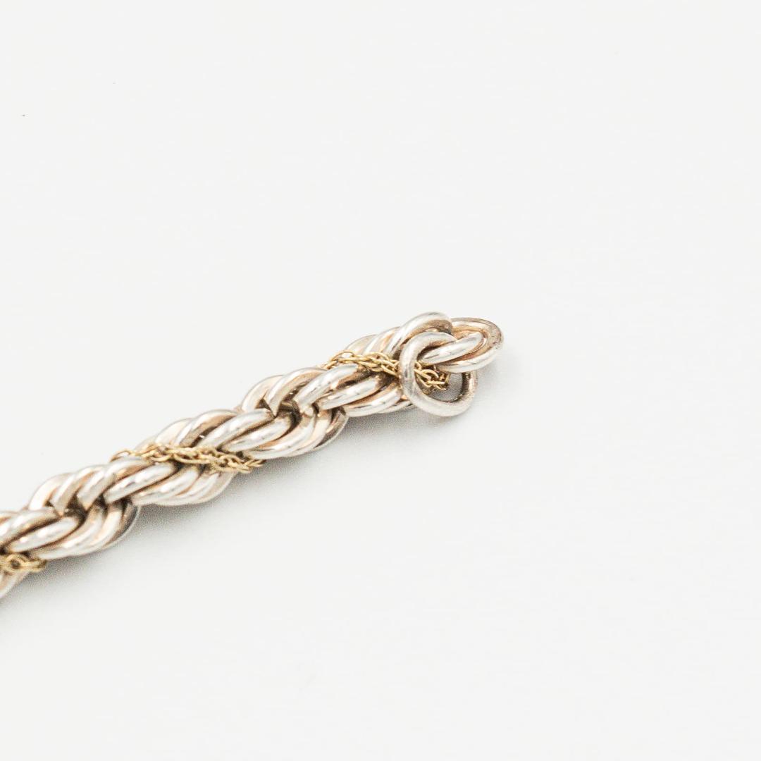 ヴィンテージ ティファニー ツイストロープ ブレスレット 18.7cm 90年代