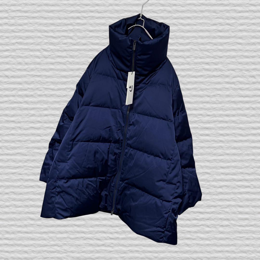 新品未使用《UNIQLO＋J》ダウンボリュームジャケット 69 NAVY XXL