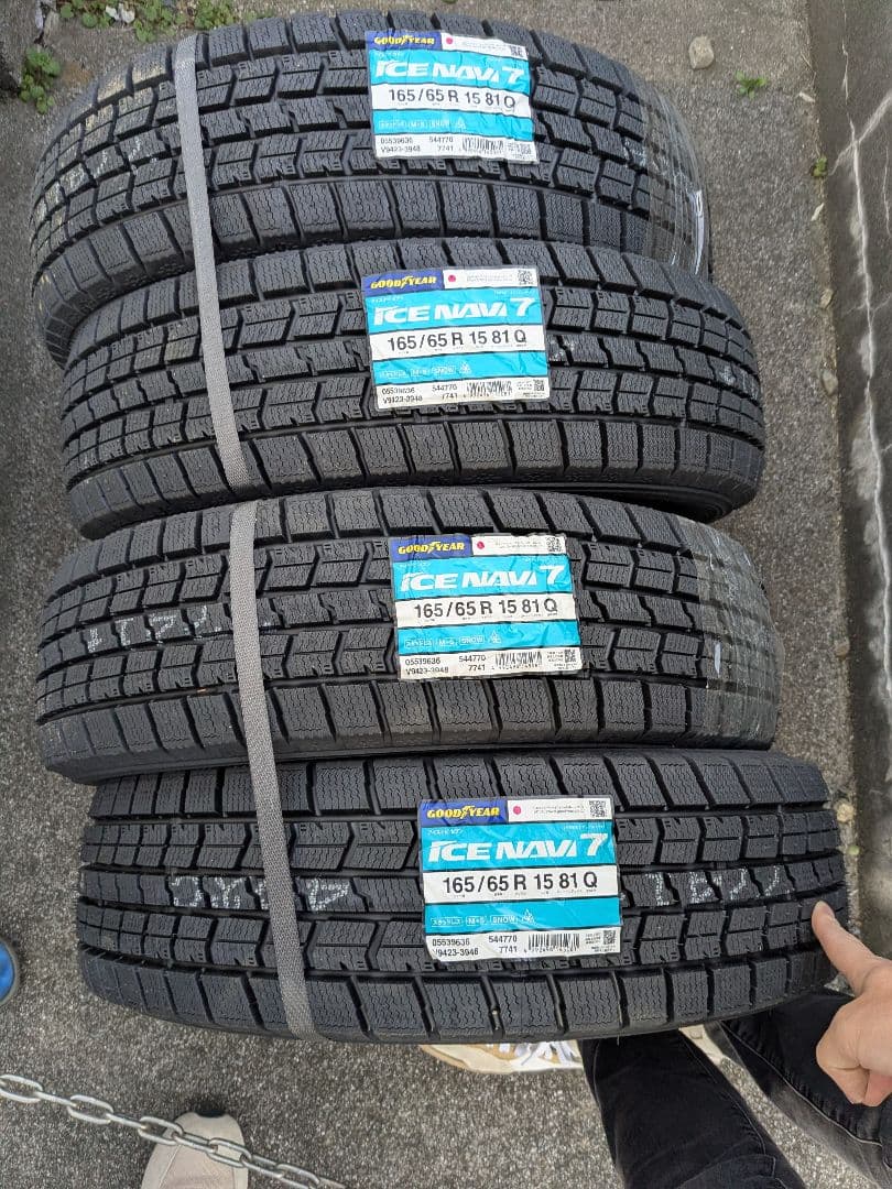 ま-るGOODYEAR ICE NAVI 7 165/65 R15 81Q
