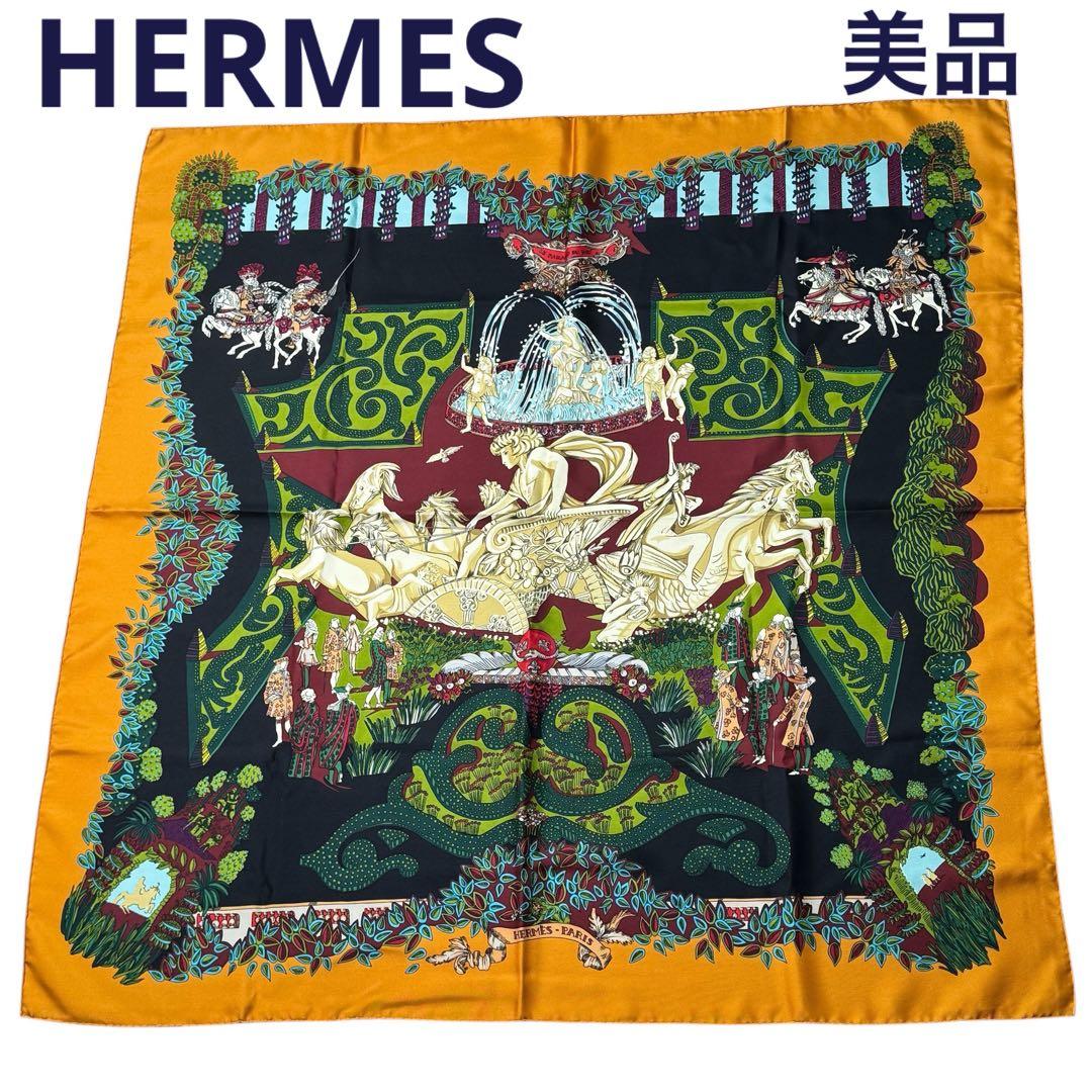 エルメス HERMES カレ90 LES PARADIS DU ROY 王の楽園 エルメス HERMES スカーフ カレ90 王の楽園 LE PARADIS DU ROY｜Yahoo