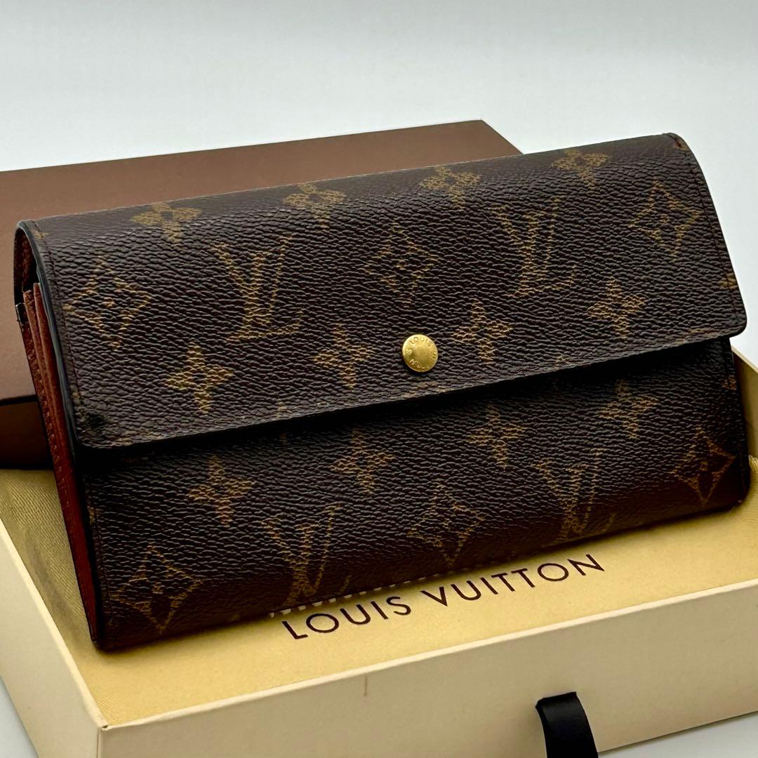 ルイヴィトン モノグラム ポシェット ポルトモネ クレディ 長財布