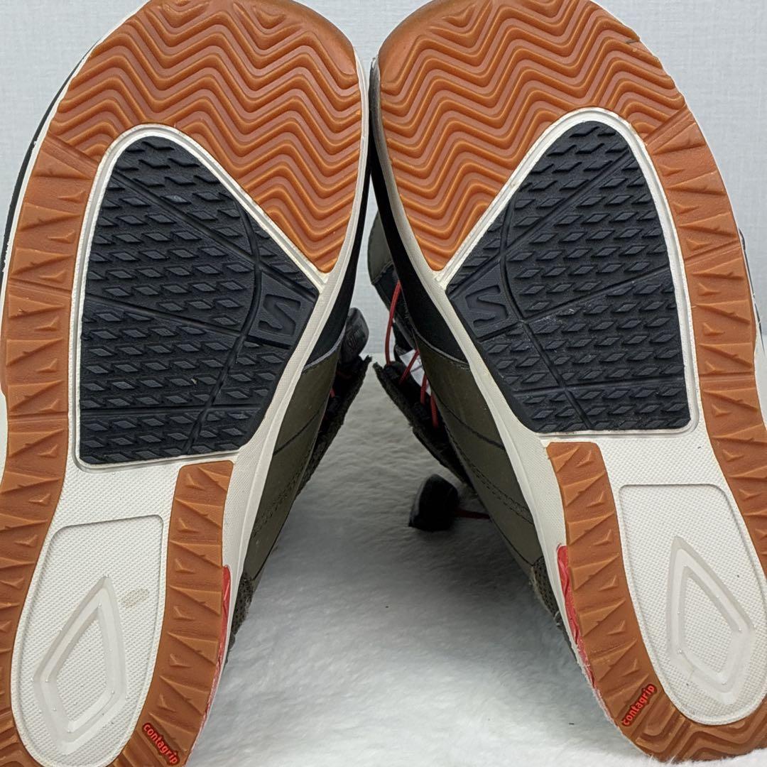 サロモン LAUNCH 26.5cm スノボブーツ カーキ