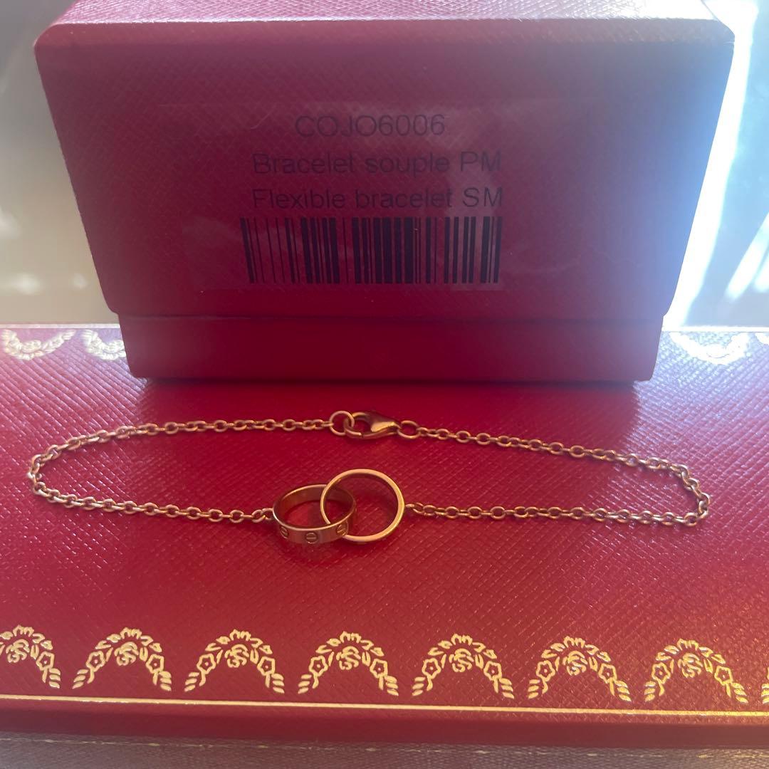 本日限定最安値価格 Cartier カルティエベビーラブブレスレットPG